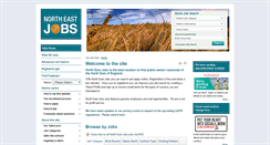 Desktop Screenshot of northeastjobs.org.uk